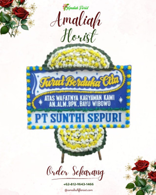 Papan Bunga Duka di Sawahan