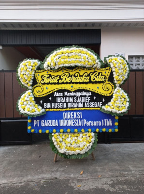 Papan Bunga Duka di Sawahan