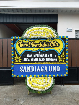 Papan Bunga Duka di Sawahan